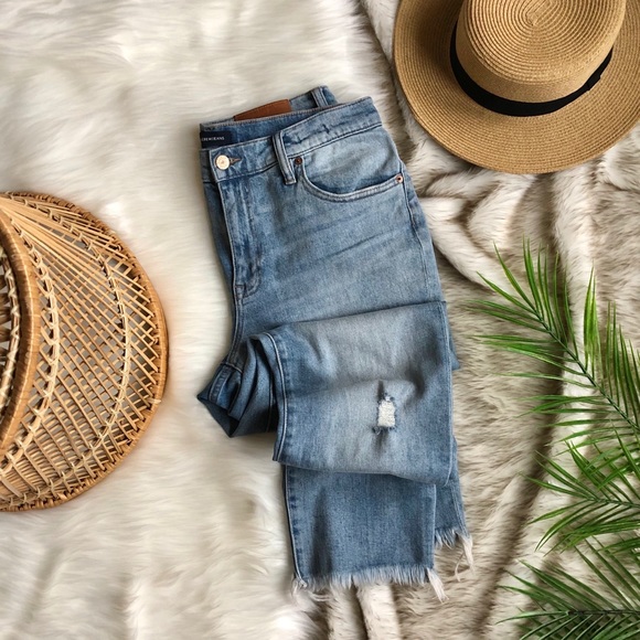J. Crew Denim - J. Crew Lightwash Distressed Frayed Hem Jeans 29